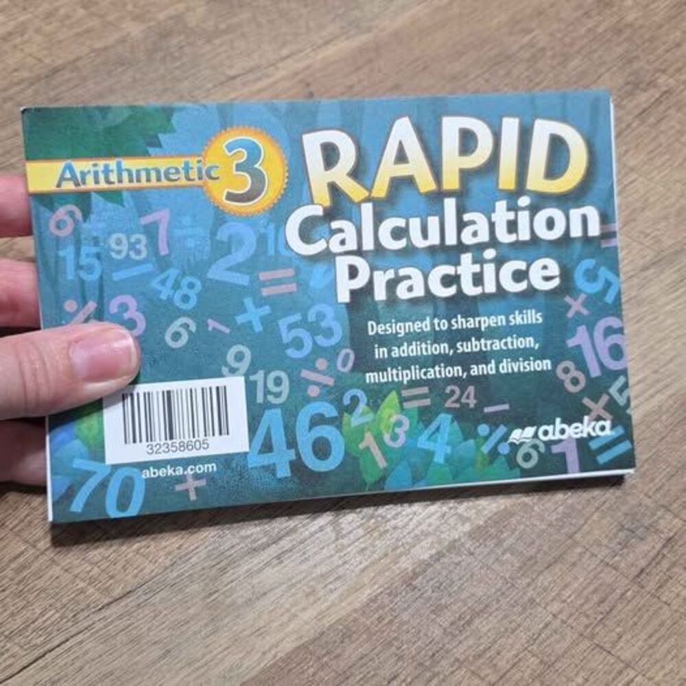 Abeka Arithmetic 3 Rapid Calculation Practice